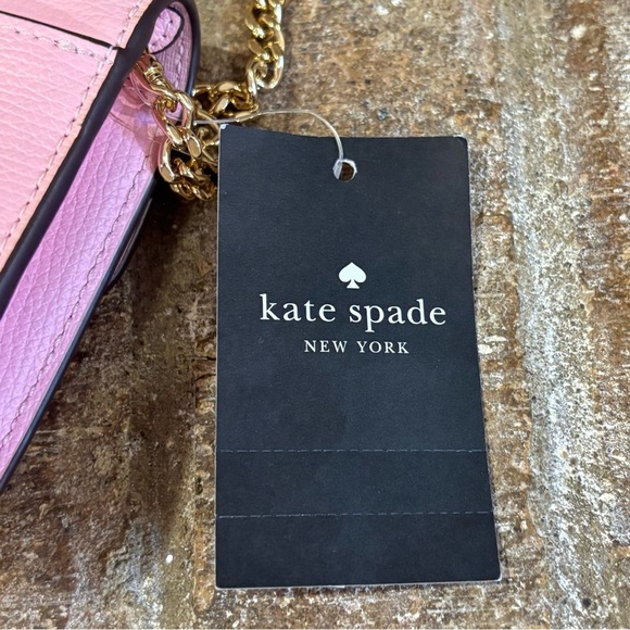 NWT Kate Spade Phoebe Turnlock Mini Crossbody Purse In Pink Horizon - Picture 8 of 8
